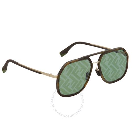 fendi fe40041u|Fendi Green Mirror Navigator Men's Sunglasses .